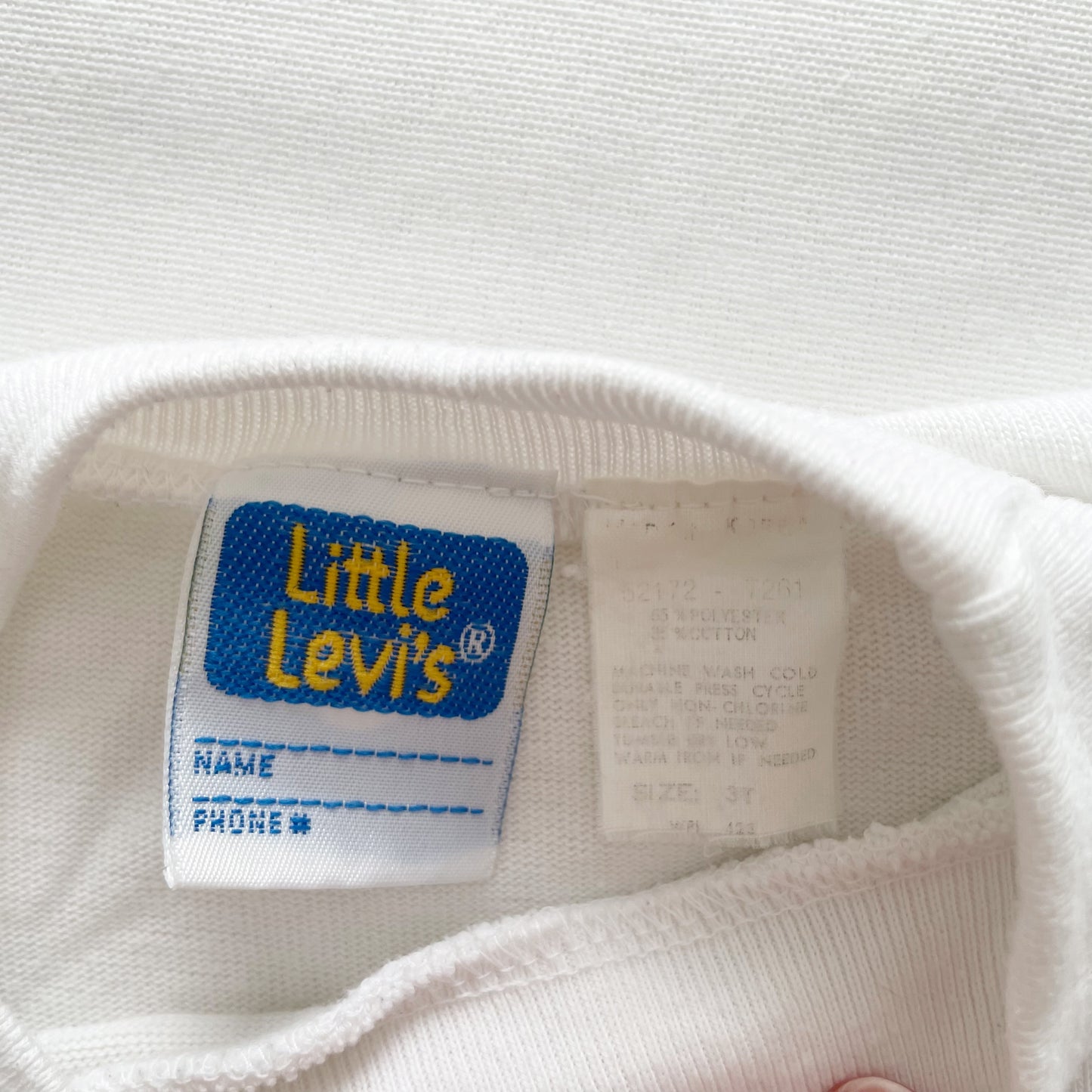 Levi’s Palm Tree Tee • 3T - Yellow Clover Vintage Kids Clothes