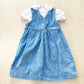 Vintage OshKosh Denim Jumper Set - Yellow Clover Vintage Kids Clothes
