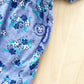 OshKosh Periwinkle Floral Romper - Yellow Clover Vintage Kids Clothes