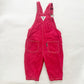OshKosh Red Overalls - Yellow Clover Vintage Kids Clothes