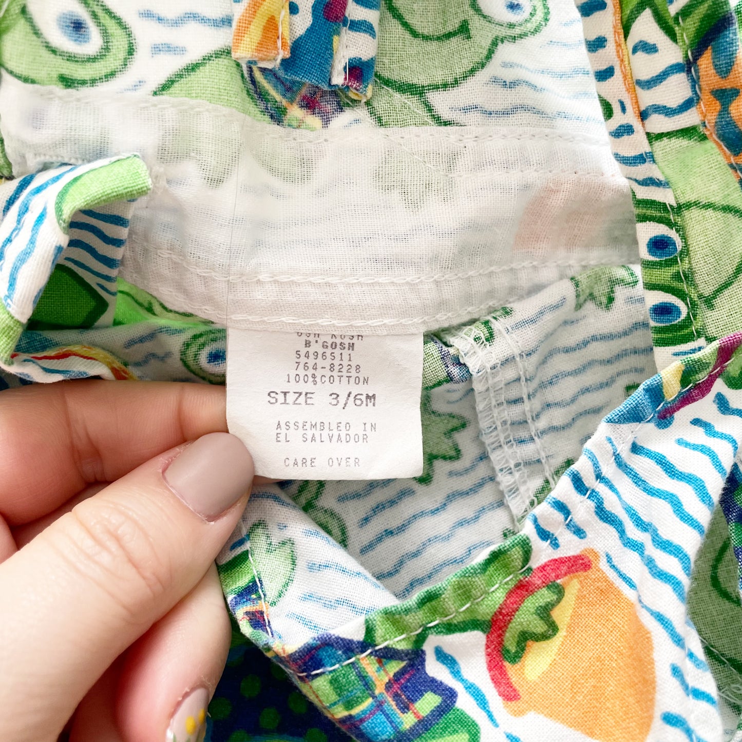 Baby B’gosh Beach Frogs Shortalls