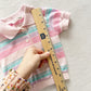 Healthex Striped Flower Polo - Yellow Clover Vintage Kids Clothes