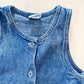 Vintage OshKosh Acid Wash Sleeveless Dress - Yellow Clover Vintage Kids Clothes