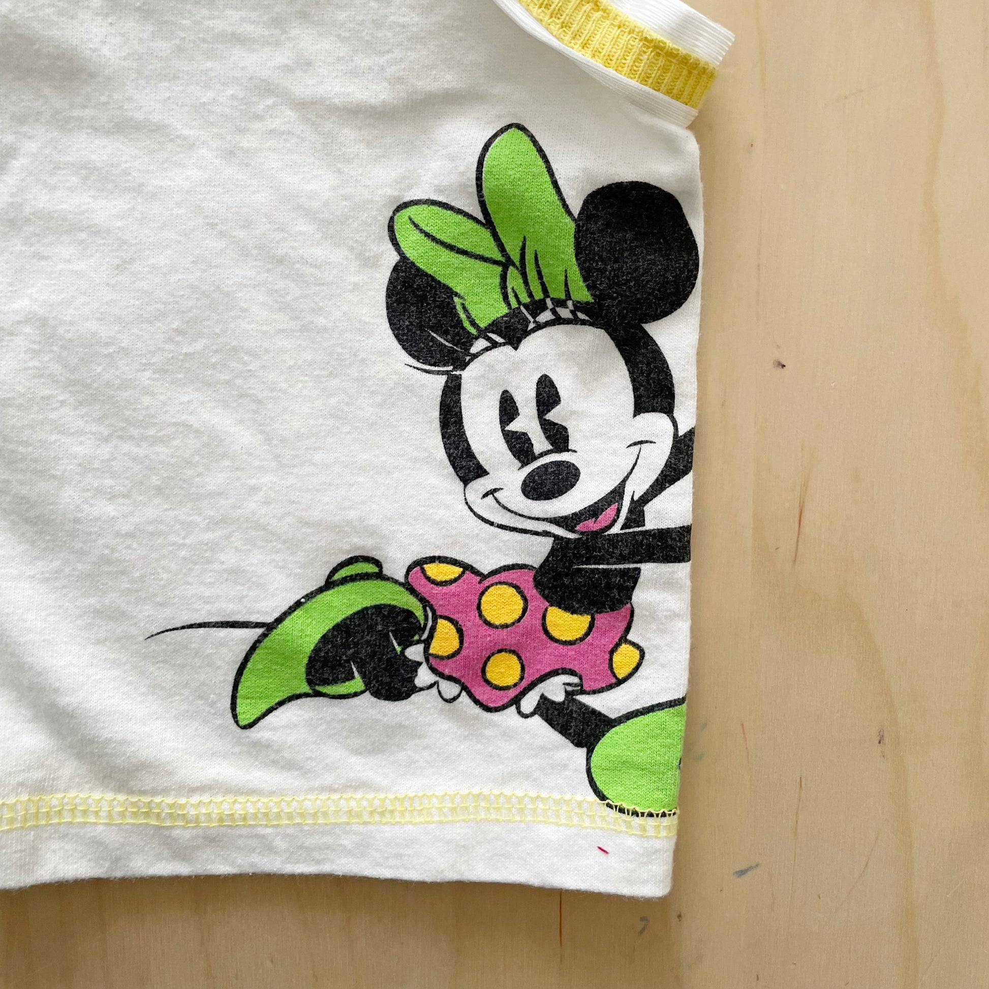 Mickey & Co. Cropped Tank Top - Yellow Clover Vintage Kids Clothes