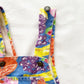 OshKosh Bright Fruit Print Shortalls - Yellow Clover Vintage Kids Clothes