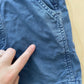 OshKosh Dusty Blue Shortalls - Yellow Clover Vintage Kids Clothes