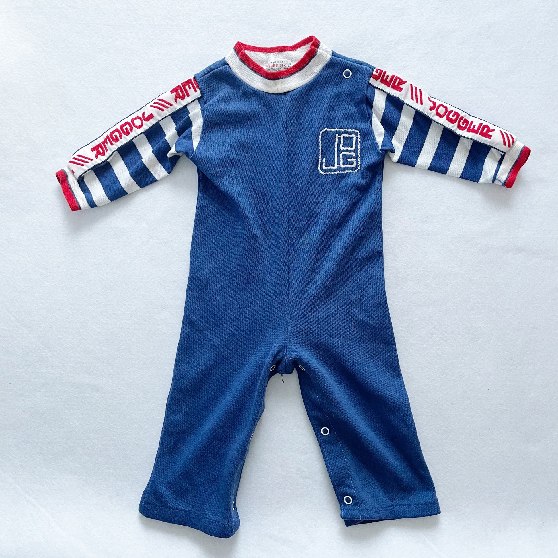Vintage Healthtex Jogger Baby Jumpsuit Romper