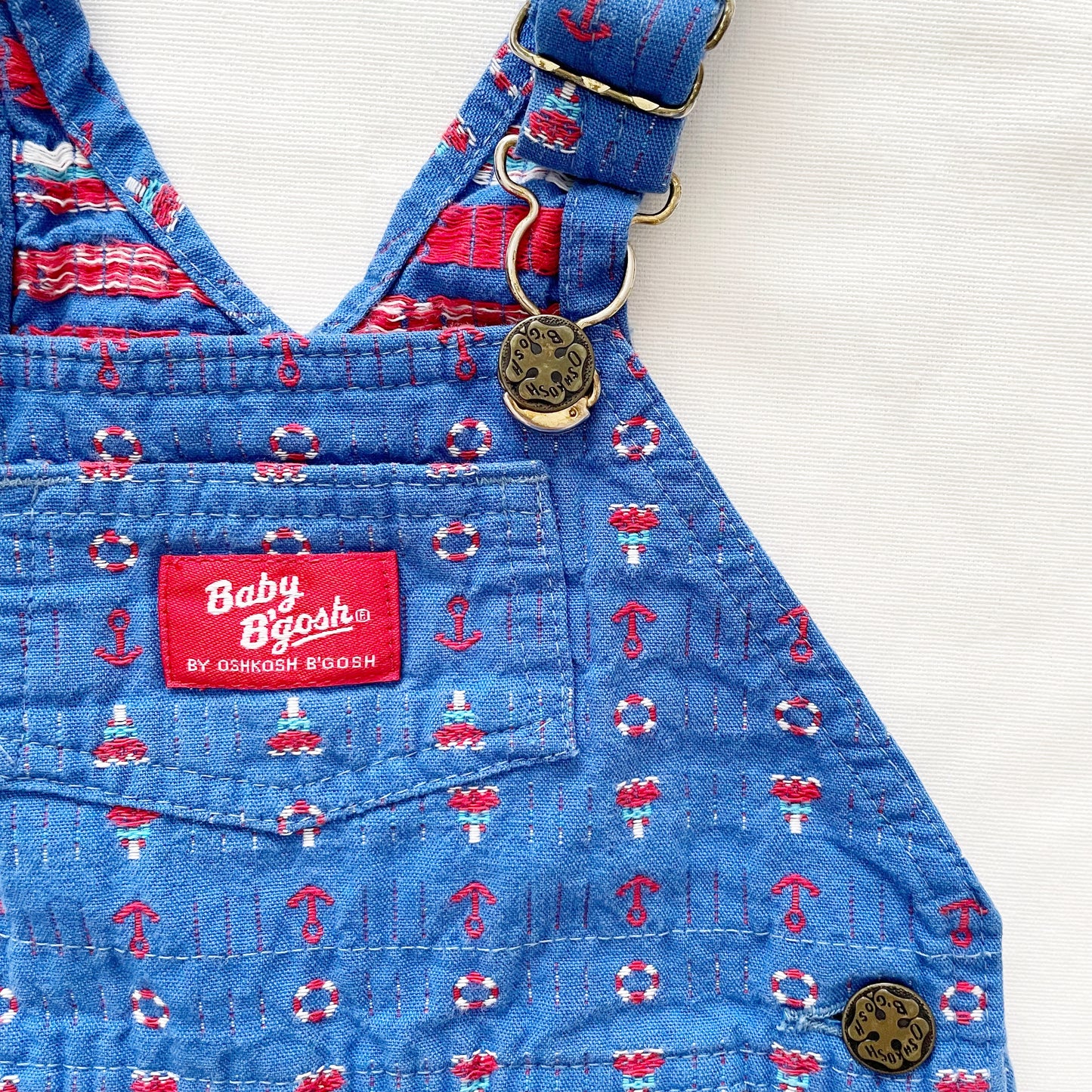 Baby B’gosh Nautical Woven Shortalls