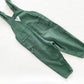 OshKosh Dark Green Overalls - Yellow Clover Vintage Kids Clothes