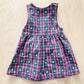 OshKosh Sheep and Girl Woven Plaid Dress - Yellow Clover Vintage Kids Clothes