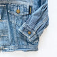 OshKosh Stripe Accent Denim Jacket - Yellow Clover Vintage Kids Clothes