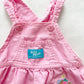 Baby B’gosh Leaf Embroidered Overalls - Yellow Clover Vintage Kids Clothes