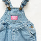 Baby B’gosh Denim Scoop Cut Overalls - Yellow Clover Vintage Kids Clothes
