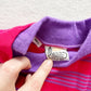 London Fog Striped Sweatshirt - Yellow Clover Vintage Kids Clothes