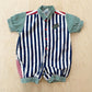 Baby B’gosh Stripe Block Romper