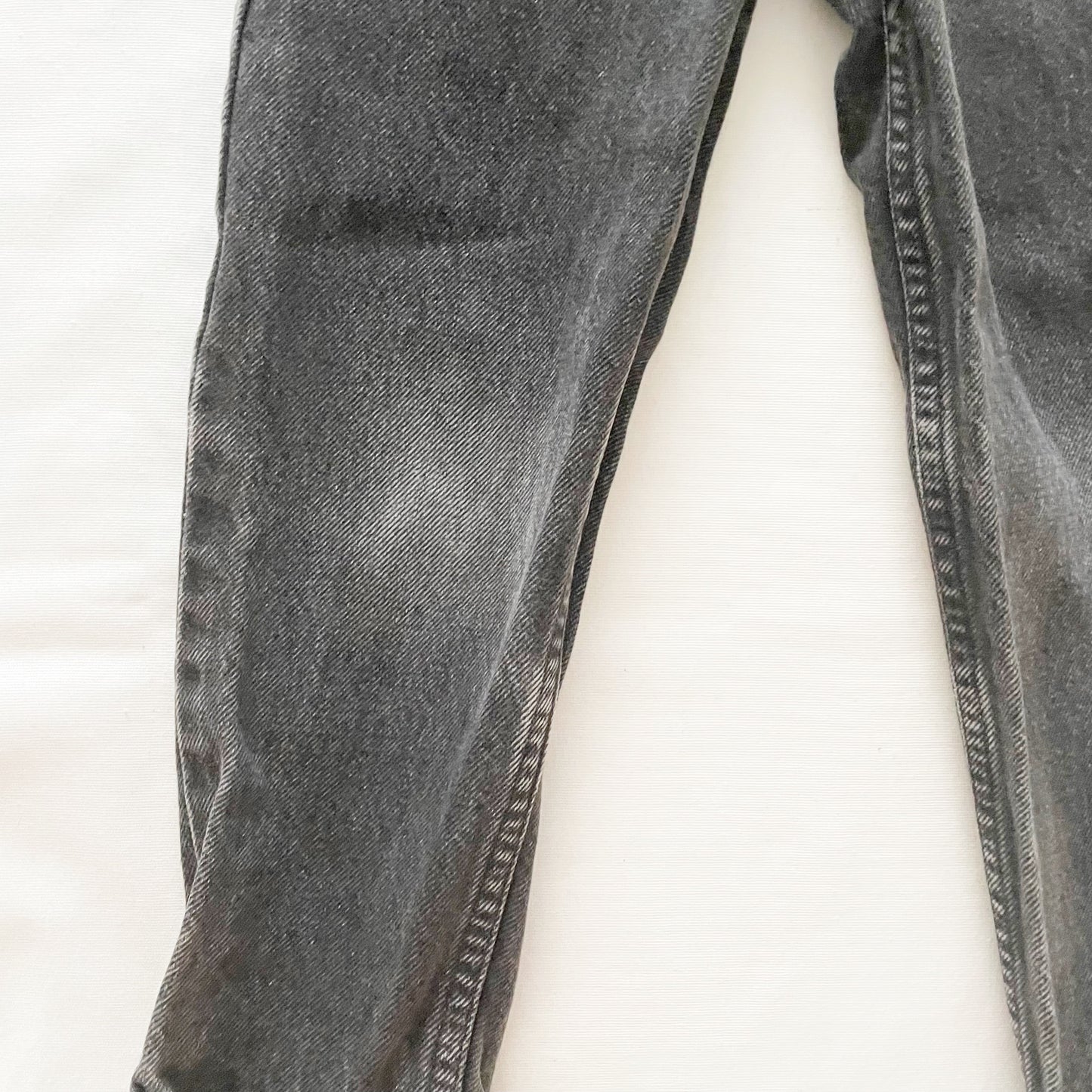 Levi’s 550 Relaxed Fit Orange Tab Black Jeans - Yellow Clover Vintage Kids Clothes