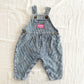 OshKosh Acid Wash Hickory Stripe Bubble Overalls