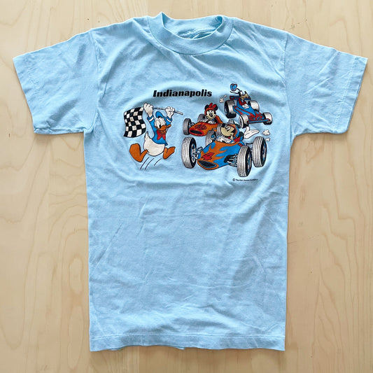 Adult/Youth Mickey Indianapolis Tee - Yellow Clover Vintage Kids Clothes