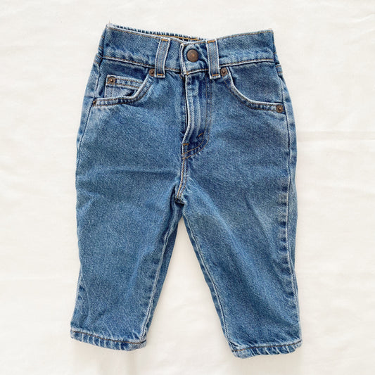 Levi’s Medium Wash Orange Tab Jeans