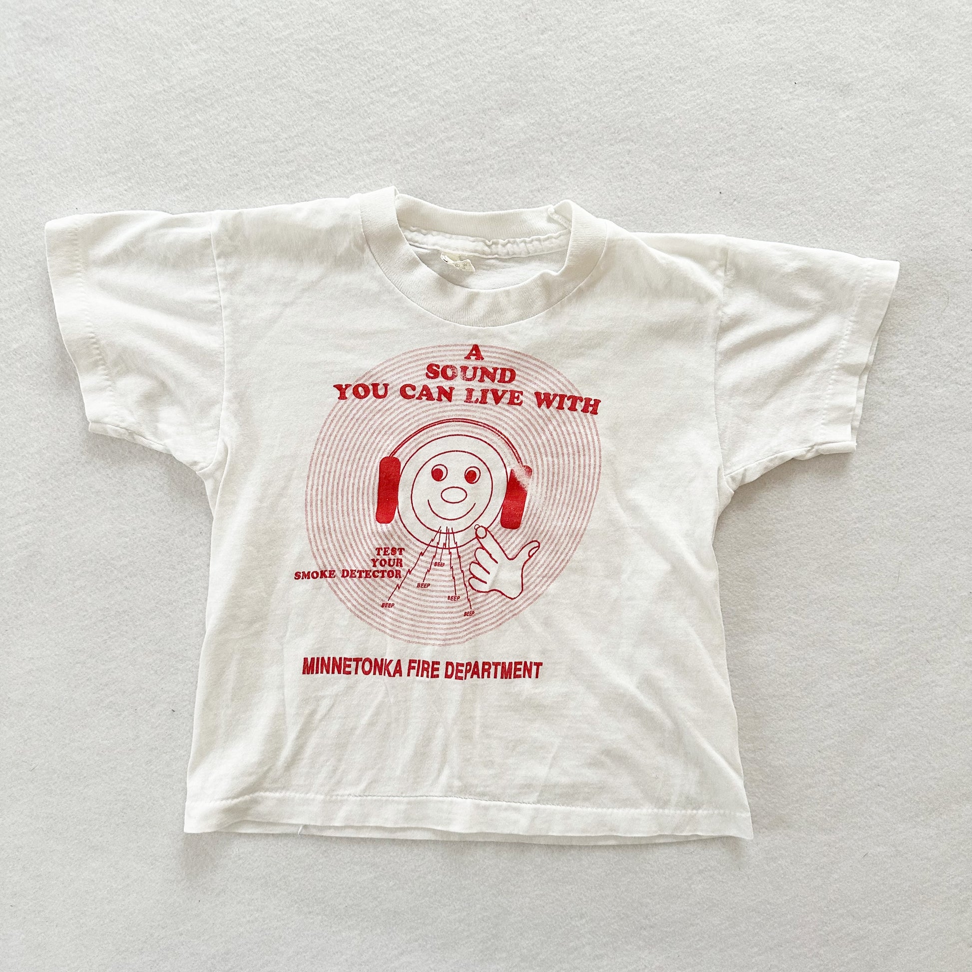 Minnetonka Fire Department Tee - Yellow Clover Vintage Kids Clothes