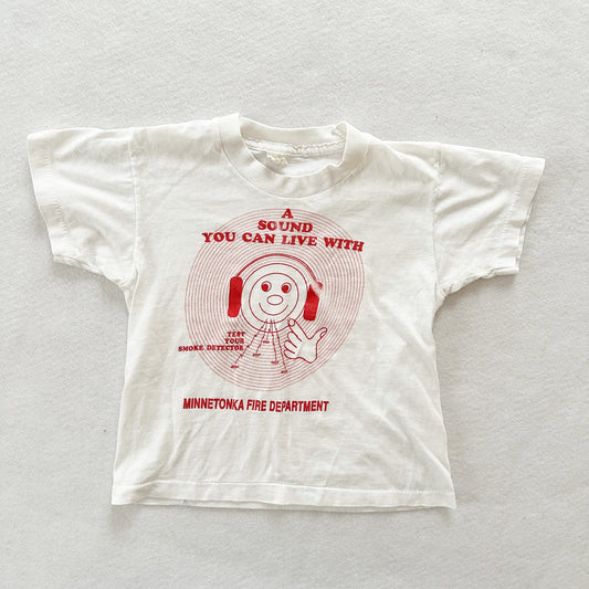 Minnetonka Fire Department Tee - Yellow Clover Vintage Kids Clothes