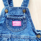 OshKosh Medium Wash Shortalls - Yellow Clover Vintage Kids Clothes