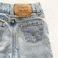 Levi’s Light Wash White Tab Jeans - Yellow Clover Vintage Kids Clothes