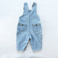 Bugle Boy Lighter Wash Overalls