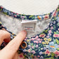 OshKosh Dark Floral Drop Waist Dress - Yellow Clover Vintage Kids Clothes