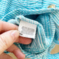 Vintage OshKosh Turquoise Engineer Stripe Bubble Overalls - Yellow Clover Vintage Kids Clothes