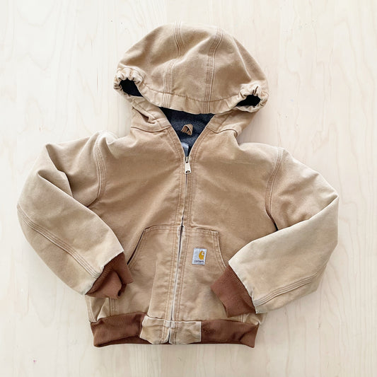 Carhartt Tan Work Coat - Yellow Clover Vintage Kids Clothes
