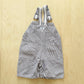 OshKosh Nautical Stripe Seaworthy Shortalls - Yellow Clover Vintage Kids Clothes
