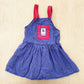 OshKosh Sailor Patch Polka Dot Skirtall - Yellow Clover Vintage Kids Clothes
