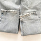 Levi’s Light Wash White Tab Jeans - Yellow Clover Vintage Kids Clothes
