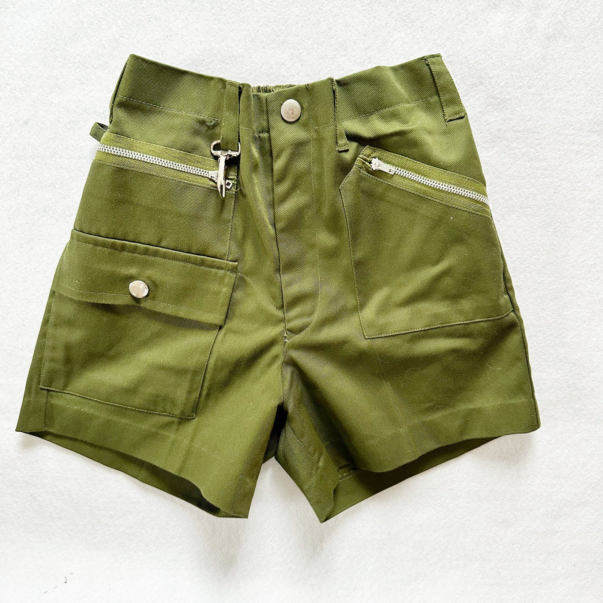 Silvano Military Style Shorts - Yellow Clover Vintage Kids Clothes
