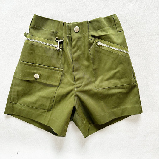 Silvano Military Style Shorts - Yellow Clover Vintage Kids Clothes