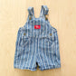 Baby B’gosh Denim Striped Shortalls - Yellow Clover Vintage Kids Clothes
