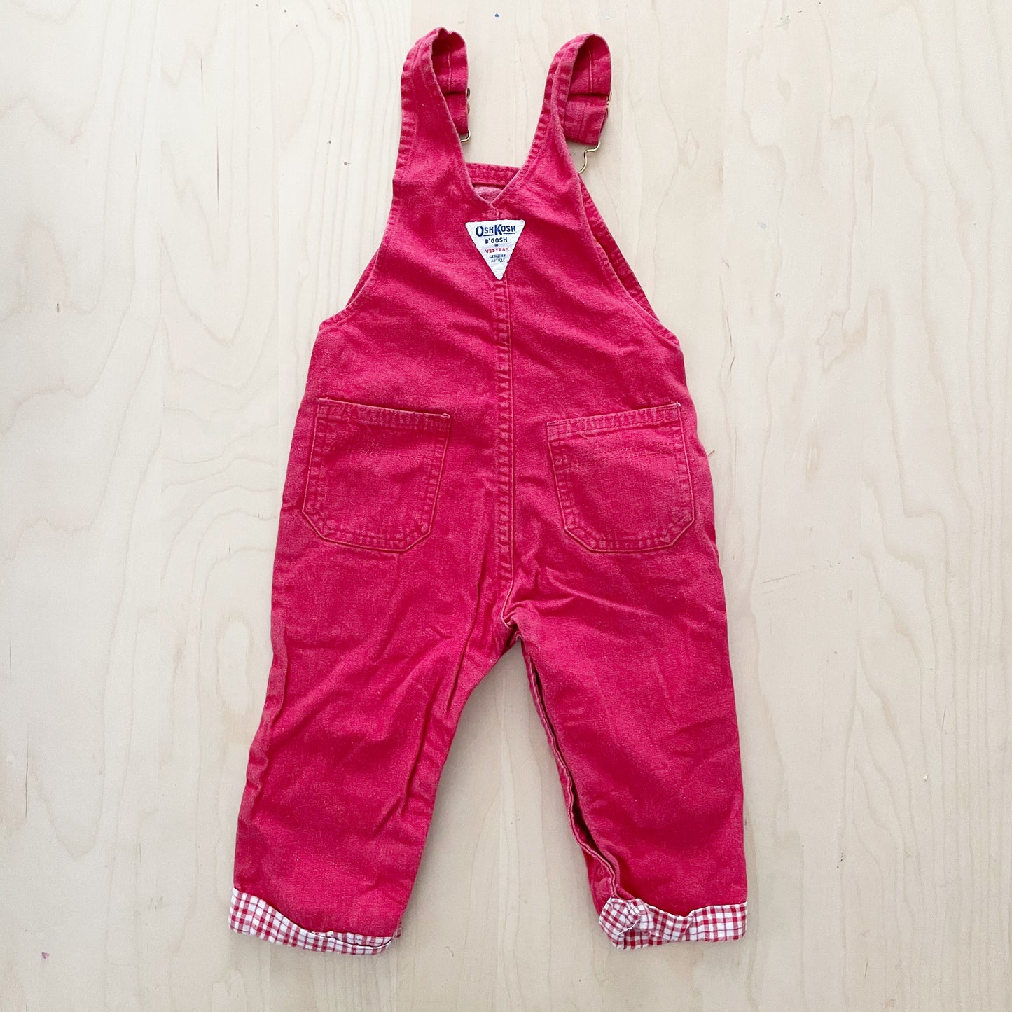 OshKosh Holiday Bus Patch Overalls