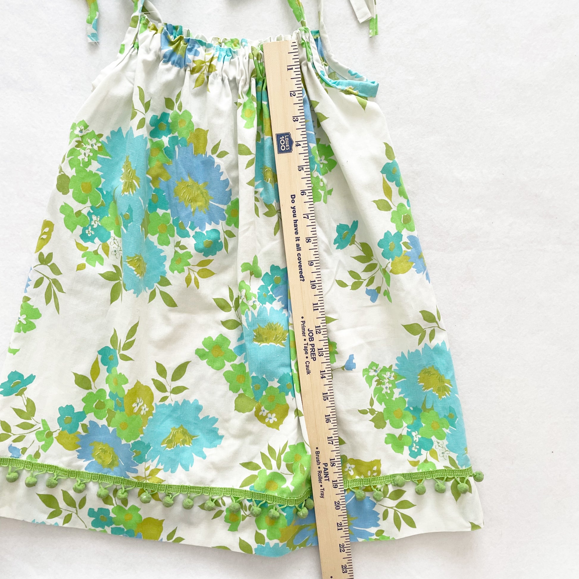 Handmade Vintage Fabric Dress - Yellow Clover Vintage Kids Clothes