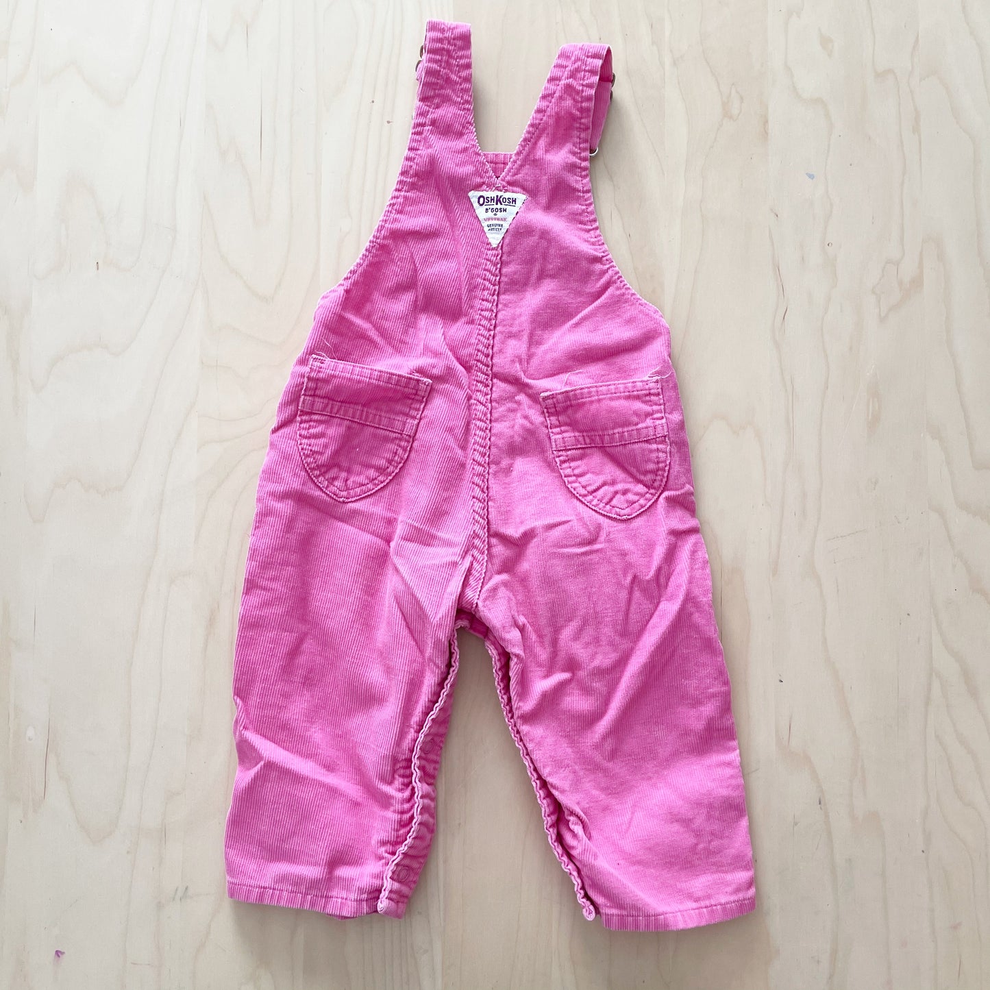 OshKosh Pink Fine Cord Overalls
