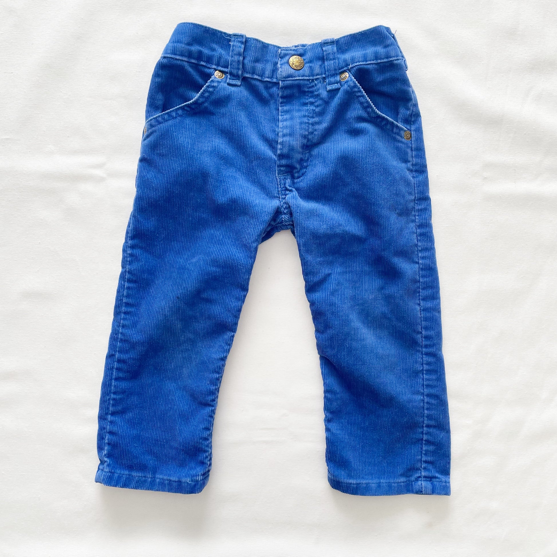 OshKosh Blue Cord Pants - Yellow Clover Vintage Kids Clothes