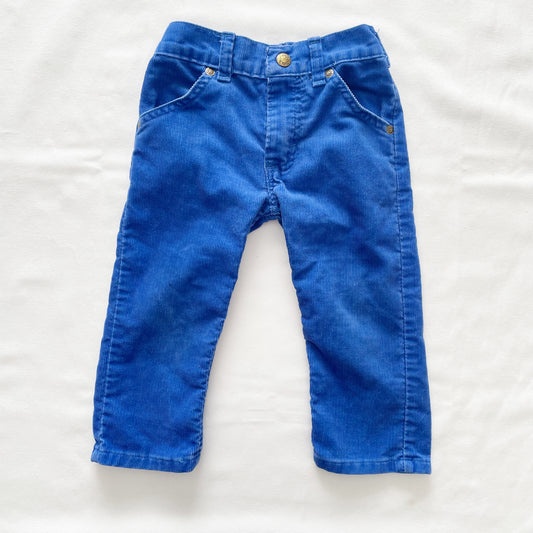 OshKosh Blue Cord Pants - Yellow Clover Vintage Kids Clothes