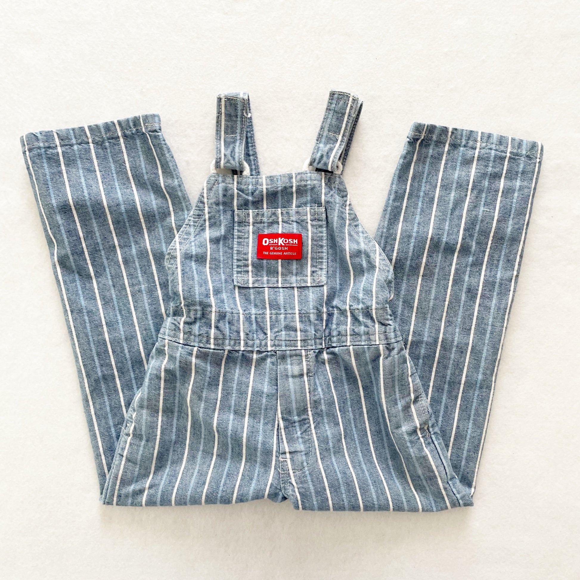 OshKosh Beach Dog Overalls - Yellow Clover Vintage Kids Clothes