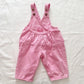 Vintage OshKosh Cross Front Bubble Gum Pink Overalls