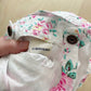 OshKosh Rose Floral Eyelet Trim Skirtall - Yellow Clover Vintage Kids Clothes