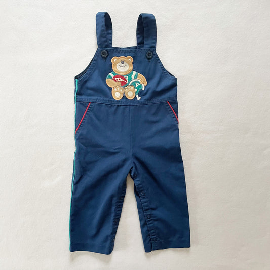 Carter’s Football Bear Romper - Yellow Clover Vintage Kids Clothes