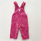 OshKosh Spell Out Cord Overalls - Yellow Clover Vintage Kids Clothes