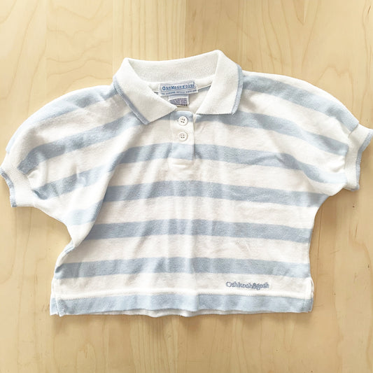 OshKosh Striped Polo - Yellow Clover Vintage Kids Clothes