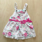 OshKosh Rose Floral Eyelet Skirtall - Yellow Clover Vintage Kids Clothes