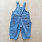 Guess Pennant Patch Overalls - Yellow Clover Vintage Kids Clothes